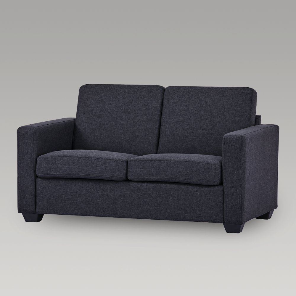 Fabric 2 Seater Sofa - Makers MII Gregor (Charcoal)