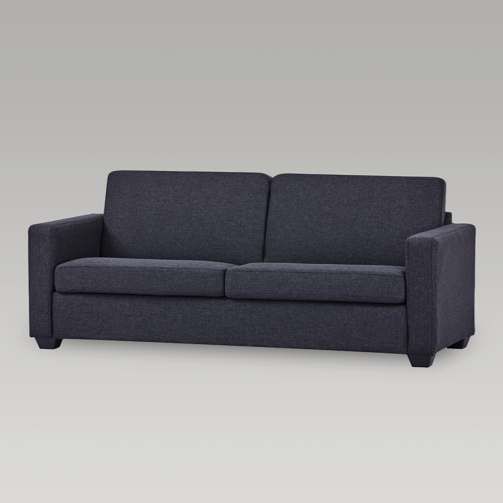 Makers Gregor Fabric 3 Seater Sofa - Charcoal