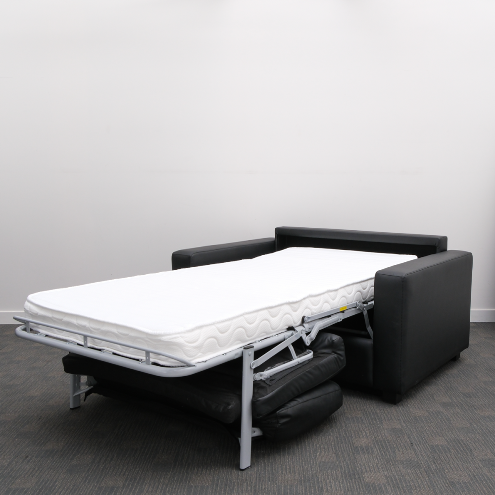 Sofa Bed - Makers Single PU (Black)