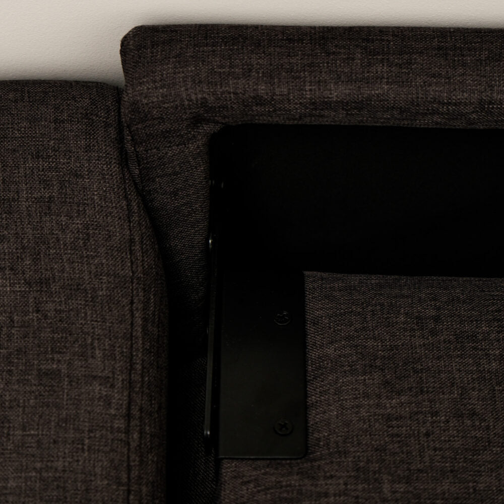 Makers Gregor Fabric 3 Seater Sofa - Brown