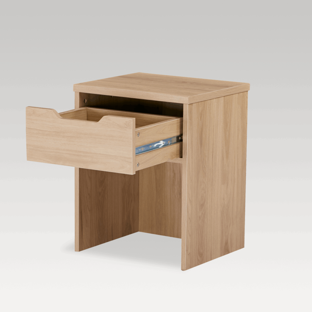Studio Bedside with Drawer - Light
