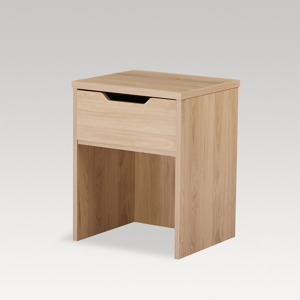 Studio Bedside with Drawer - Light
