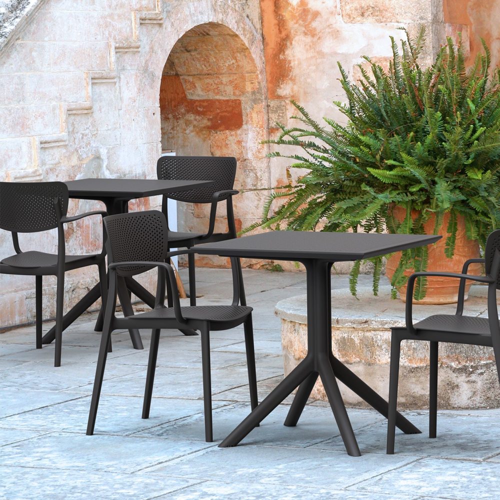 Table - Sky 70 x 70cm (Black)