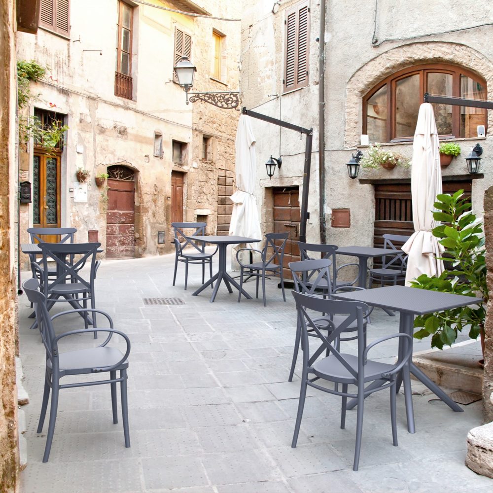 Table - Sky 70 x 70cm (Dark Grey)