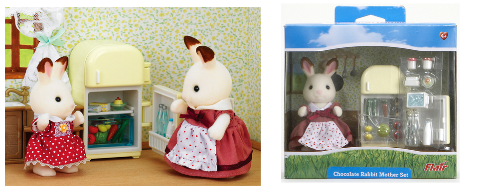 Chocolate Rabbit Mother Set - Sylvanian Families