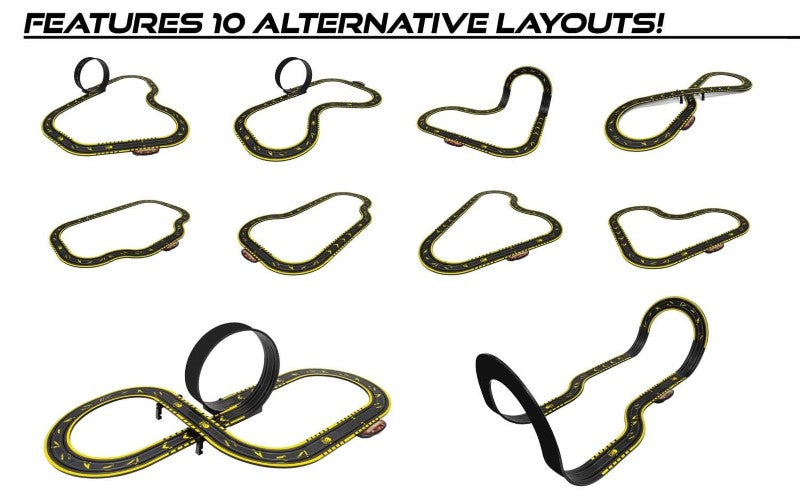 MICRO SCALEXTRIC LAW ENFORCER SET (MP)