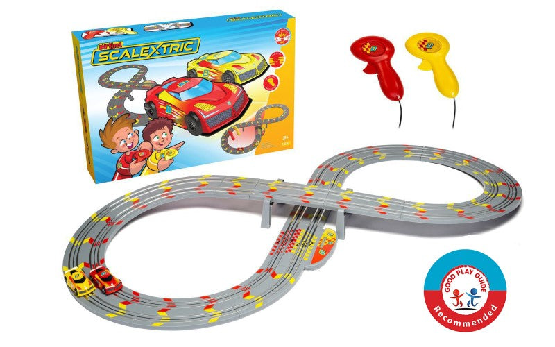 MY FIRST SCALEXTRIC SET MAINS POWERED RACE SET