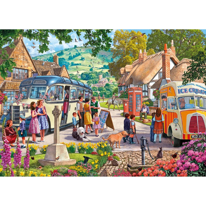 Jigsaw Puzzle - GIBSONS BOARDING THE BUS (1000PC)
