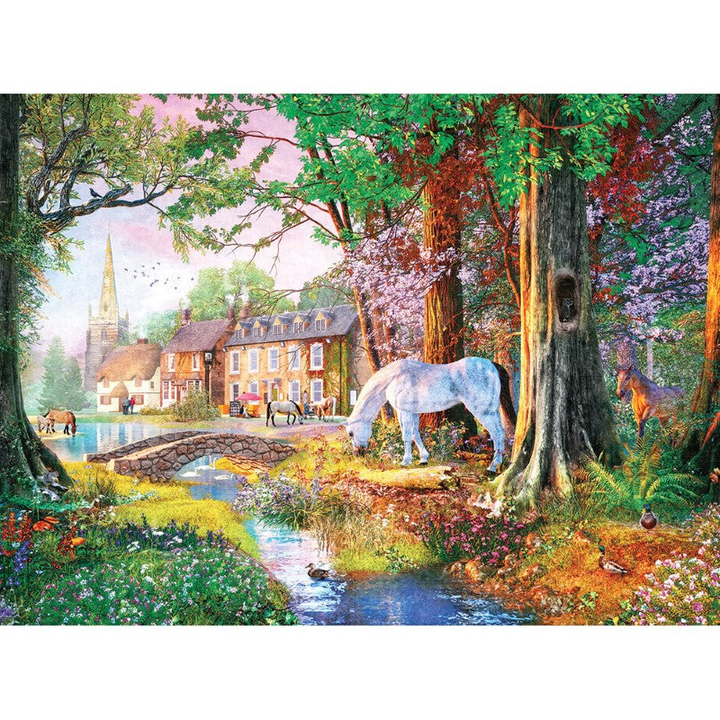 Jigsaw Puzzle - GIBSONS NEW FOREST PONIES (1000PC)