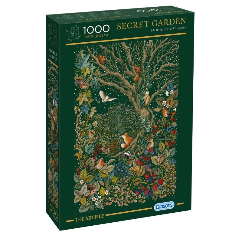 Jigsaw Puzzle - GIBSONS THE ART FILE SECRET GARDEN (1000PC)