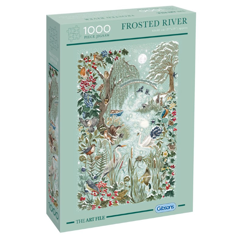 Jigsaw Puzzle - GIBSONS THE ART FILE FROSTED RIVER (1000PC)