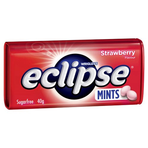 Eclipse Strawberry Mints 40g - Carton of 12