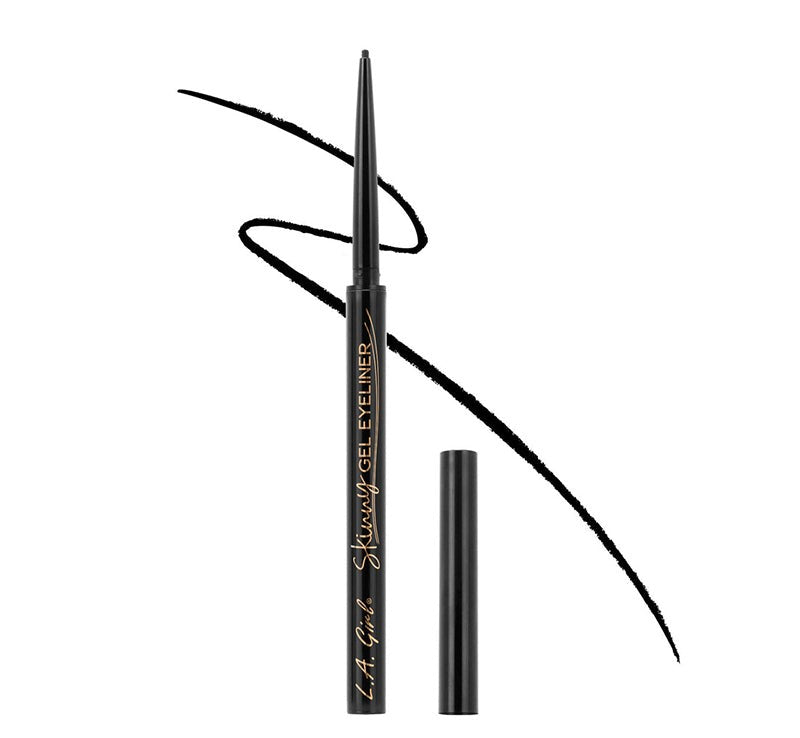 Skinny Gel Eyeliner Pencil in Silky Black by LA Girl Cosmetics