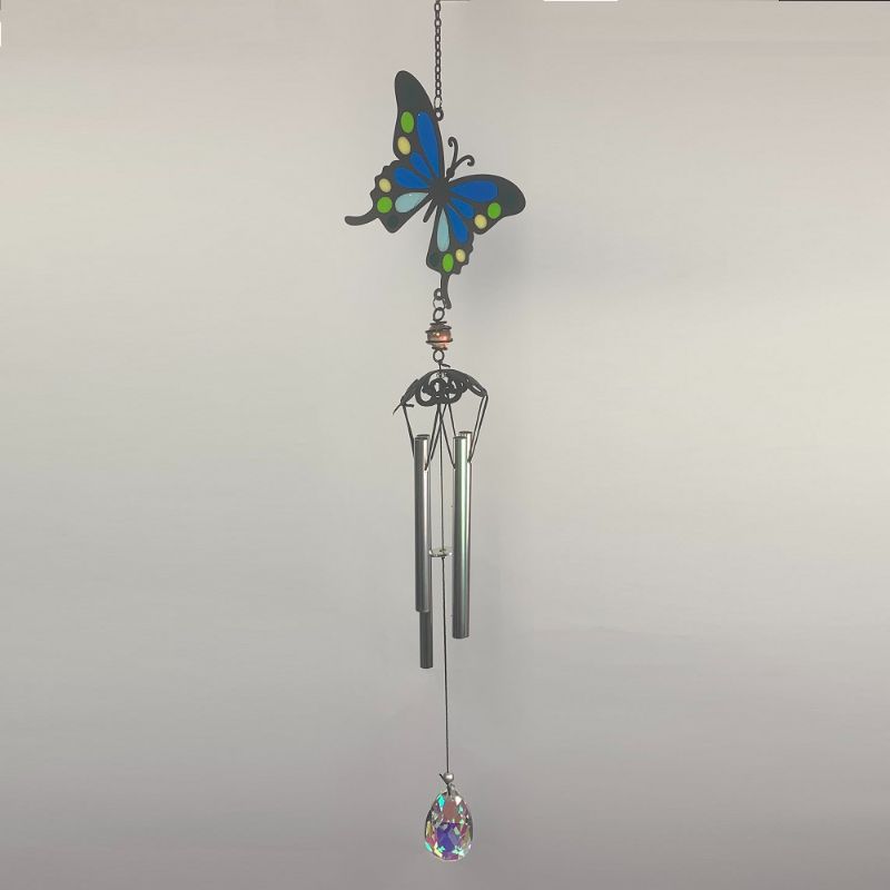 Garden Ornament - Butterfly Wind Chime 25"