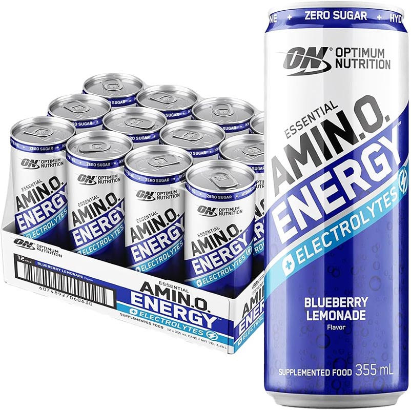 Amino Energy Blueberry Lemonade 355ml - Carton of 12