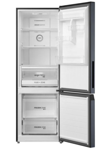 Bottom Mount Fridge Freezer = Toshiba 325L Morandi Grey (GR-RB410WE-PMM(06))