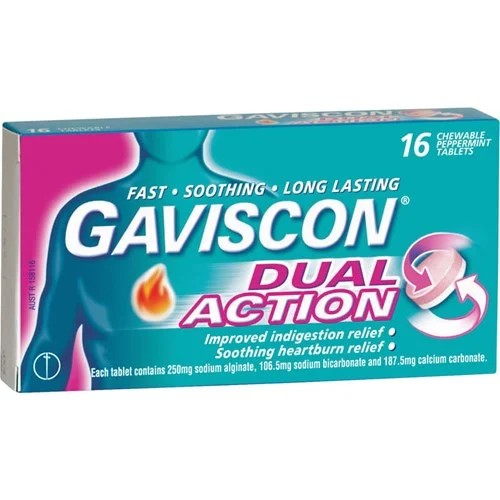 Gaviscon Dual Action Tablets 16pk