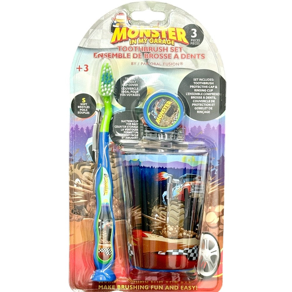 Oral Fusion Blue Tooth Brush Toothbrush - Pack of 3