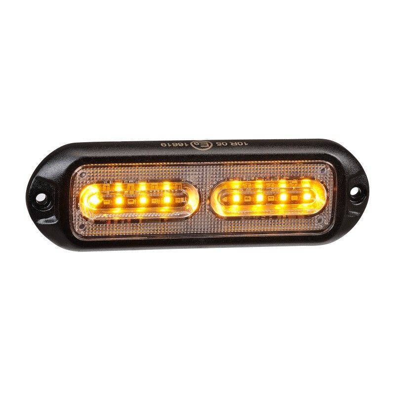 12/24V LED SELF CONTAINED WARNING LIGHT (AMBER)