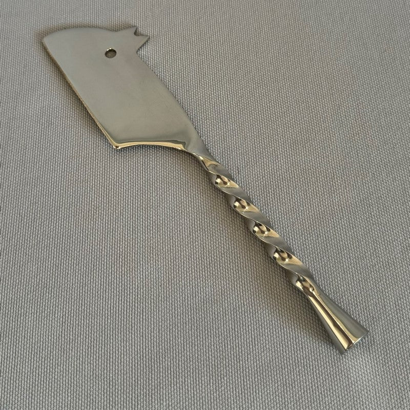 Cheese Mouse Knife - Twil: 20cm stainless steel knife in a charming mouse shape for slicing and serving cheeses elegantly.