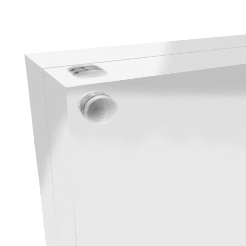 Profile - Solid Acrylic Sign Block Display Frames - 4x6in (10x15cm)