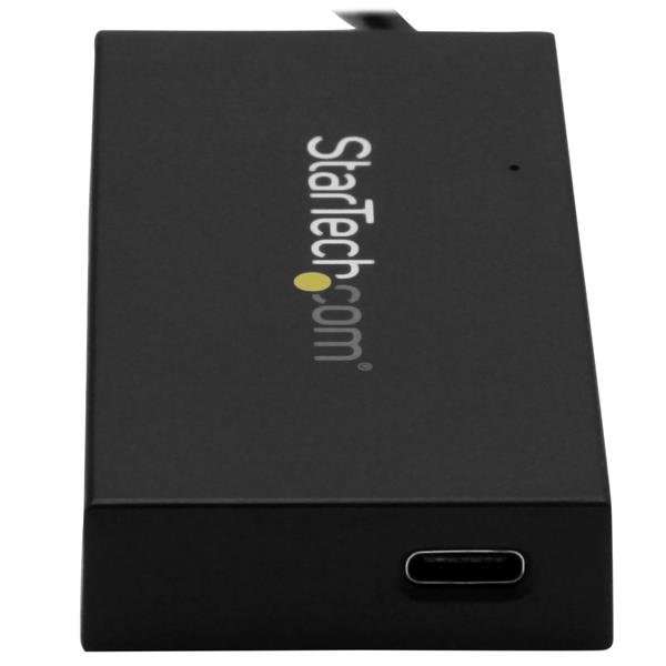 4-Port USB Hub - USB 3.0 - USB-A to 3x USB-A and 1x USB-C