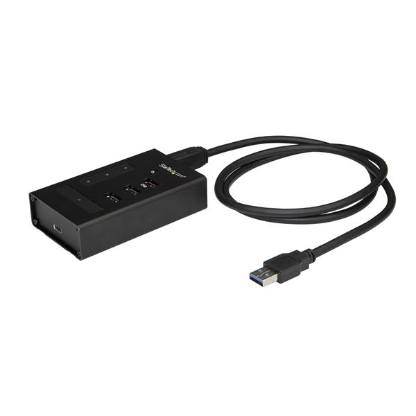 4-Port USB Hub - Metal - USB-A to 3x USB-A and 1x USB-C - USB 3.0