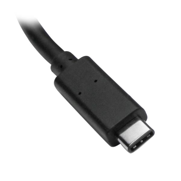 3-Port USB 3.0 Hub plus Gigabit Ethernet - USB-C - Includes Power Adapter