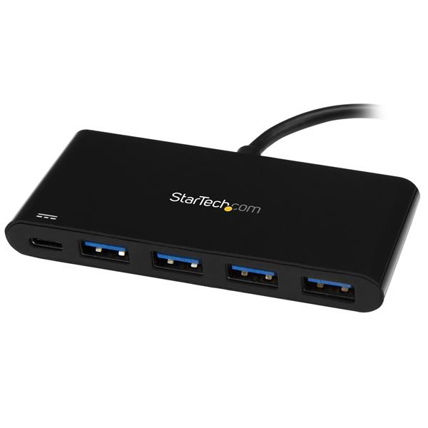 4-Port USB-C Hub with Power Delivery - USB-C to 4x USB-A - USB 3.0 Hub