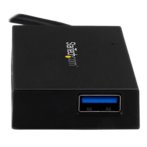 4-Port USB-C Hub - USB-C to 4x USB-A - USB 3.0 Hub - Includes Power Adapter