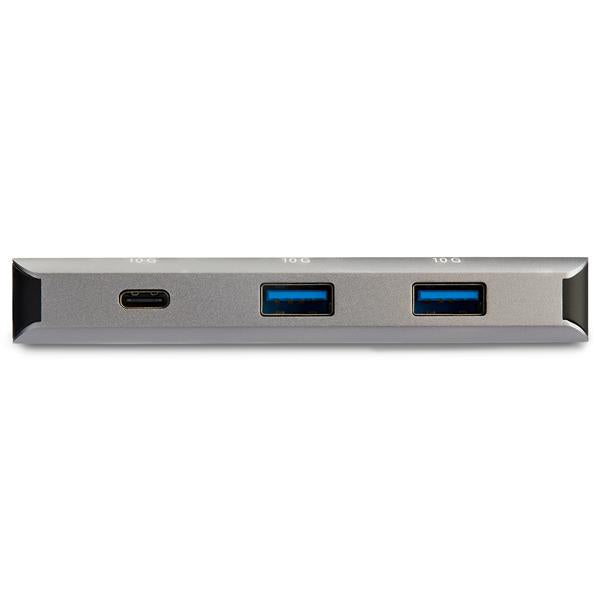 3-Port USB-C Hub with LAN Port - 10Gbps - 2x USB-A & 1x USB-C