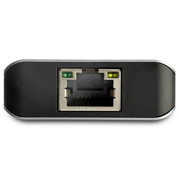 3-Port USB-C Hub with LAN Port - 10Gbps - 2x USB-A & 1x USB-C