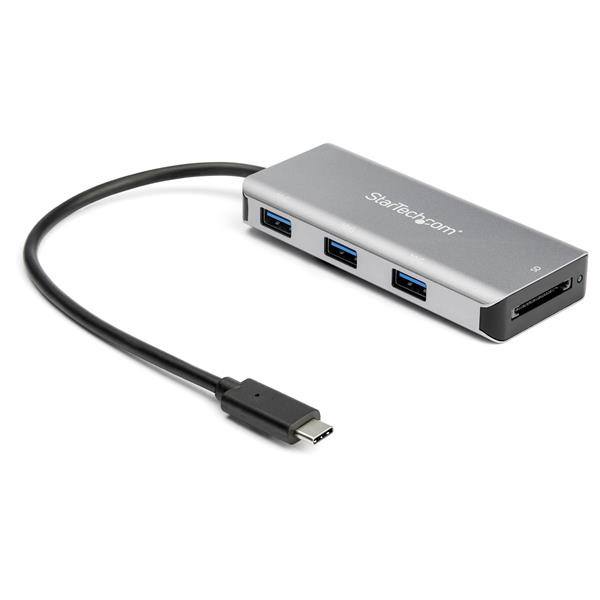 3Pt USB-C Hub w/ SD Card Reader - 10Gbps - 3x USB-A & 1x USB-C