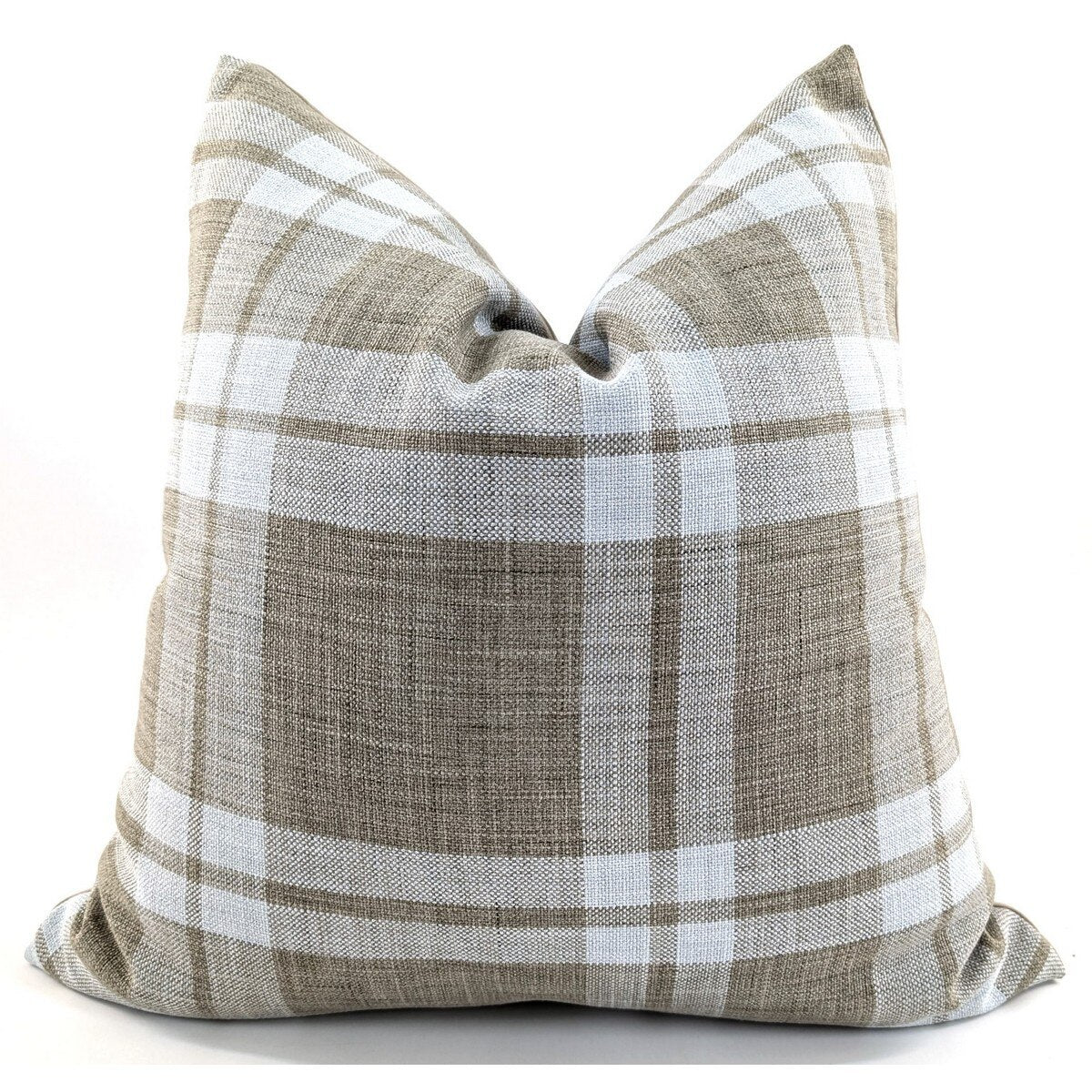 SNUGG & CO CUSHION COVER - BROOKS CHECK SAND CHEQUERED