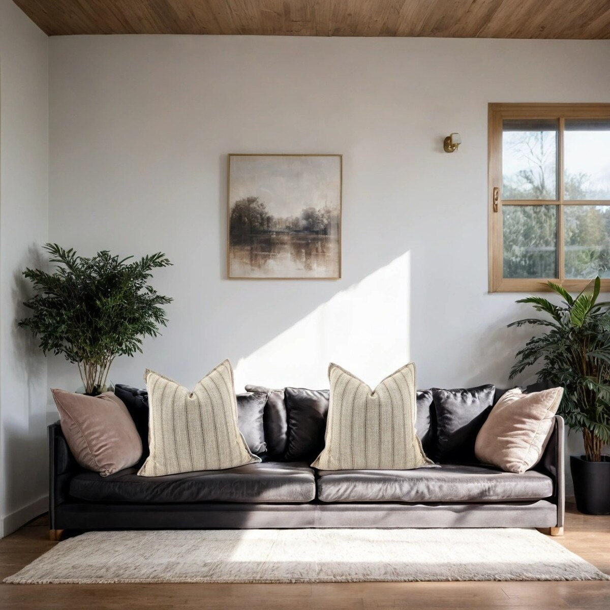 SNUGG & CO CUSHION COVER - NATURAL - 550x550
