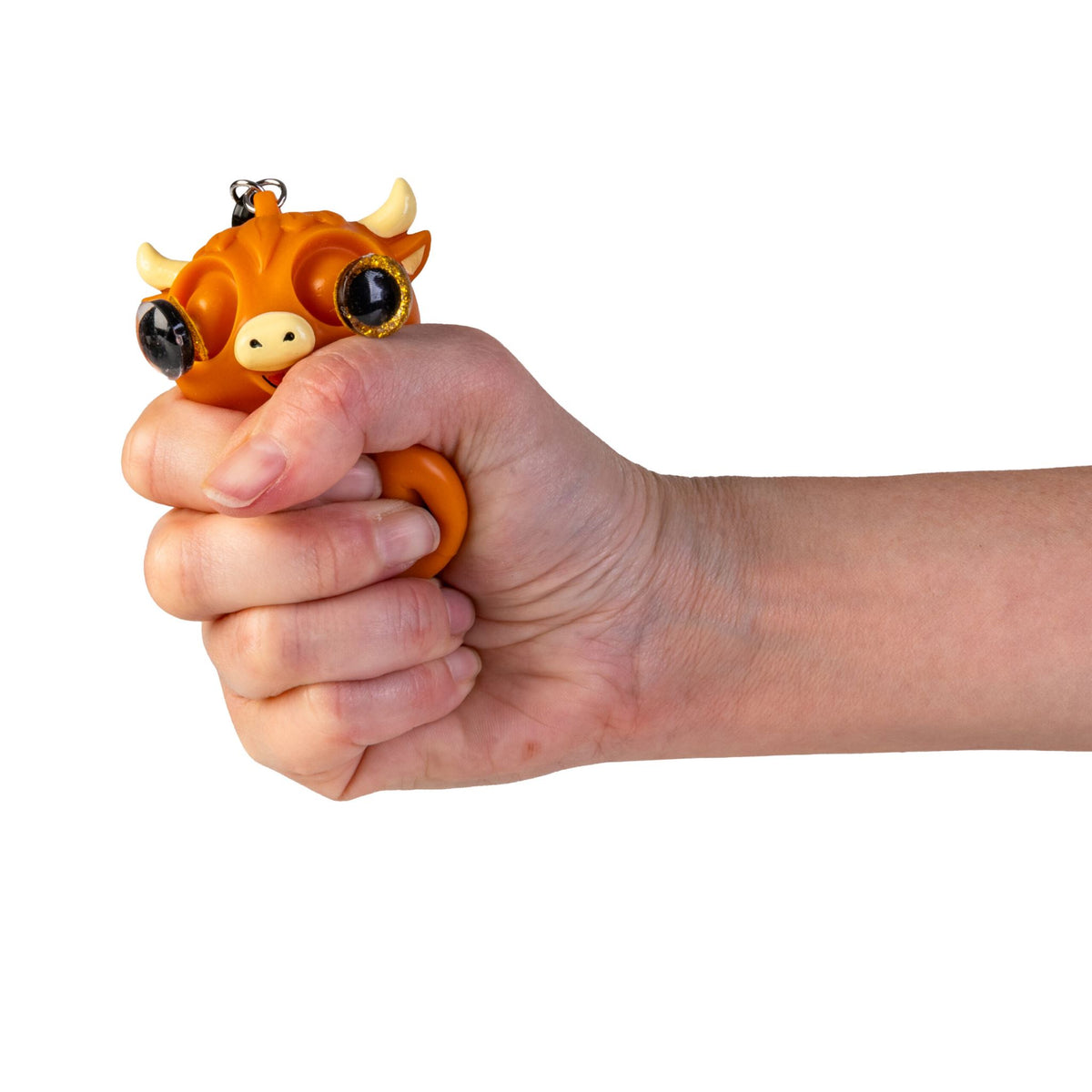 Highland Cow Eye-Popping Keychain - Pack of 6