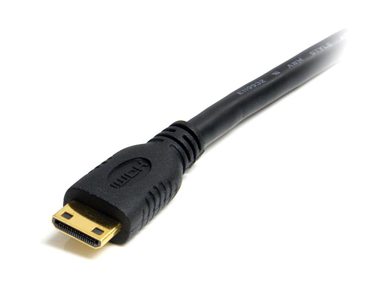 1 m High Speed HDMI Cable with Ethernet - HDMI to HDMI Mini- M/M
