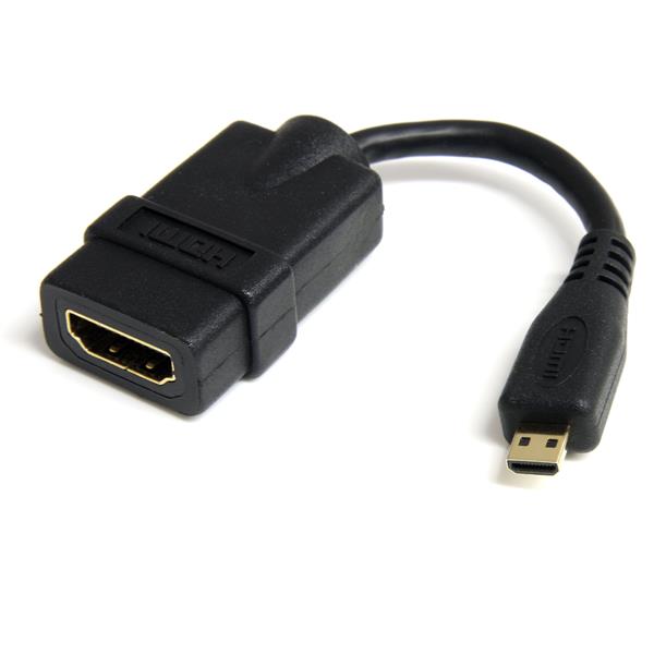 18 cm (5 in.) High Speed HDMI Adapter Cable - HDMI to HDMI Micro – F/M