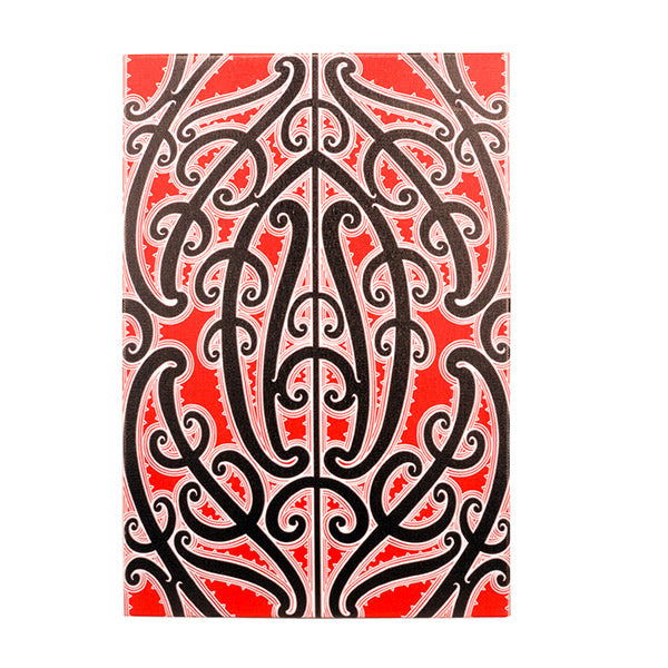 Red & Black Maori Pattern Canvas