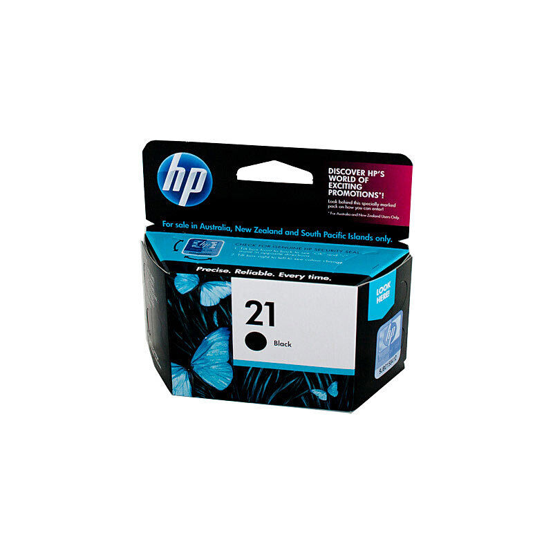 HP #21 Black Ink Cartridge C9351AA