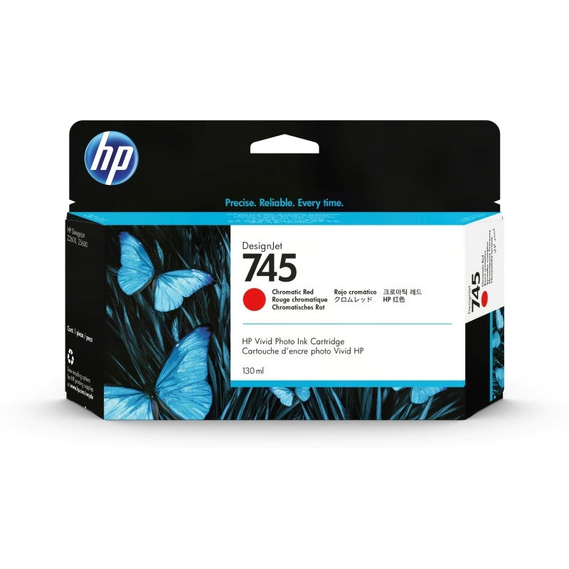 HP#745 130ml ChrRed Ink F9K00A
