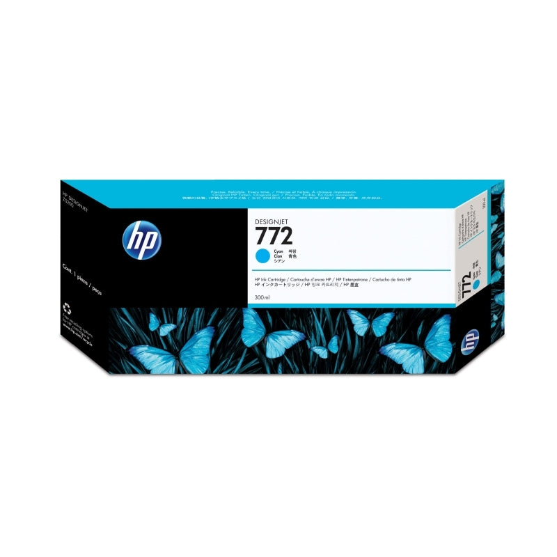 HP #772 300ml Cyan Ink CN636A