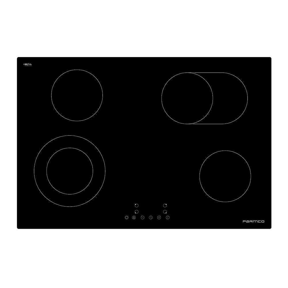 Parmco - 4 Element Ceramic Cooktop - 770mm Ceramic Black Series 3
