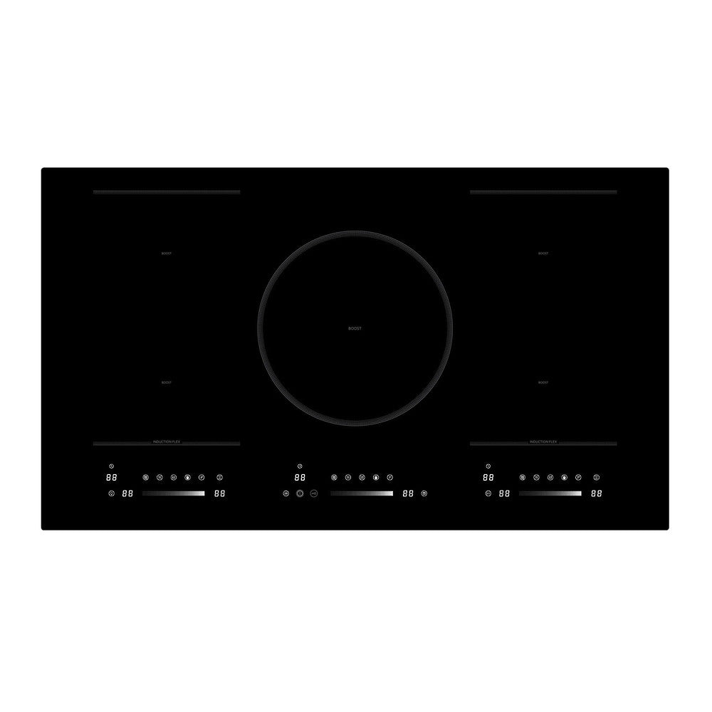 PARMCO - COOKTOP - SERIES 6 900MM BLACK INDUCTION ZONELESS 5 BURNER