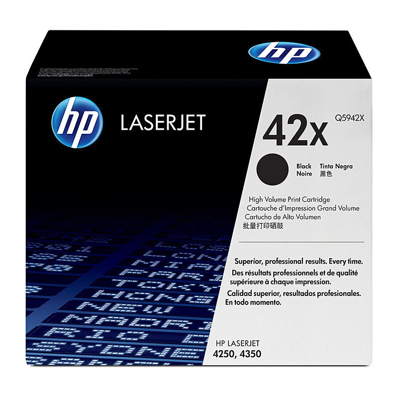 HP #42X Black Toner Q5942X