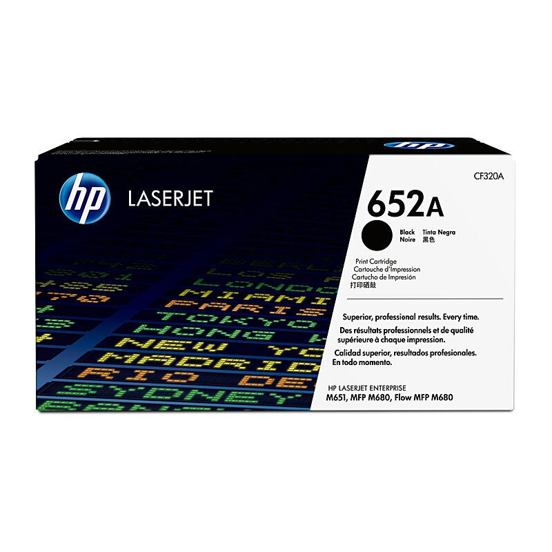 HP 652A Blk Ton Cartridge CF320A