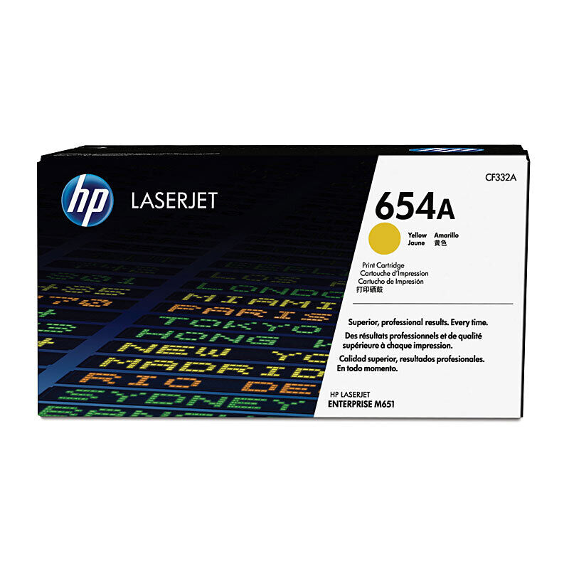 HP LasJet 654A YellCartridge CF332A