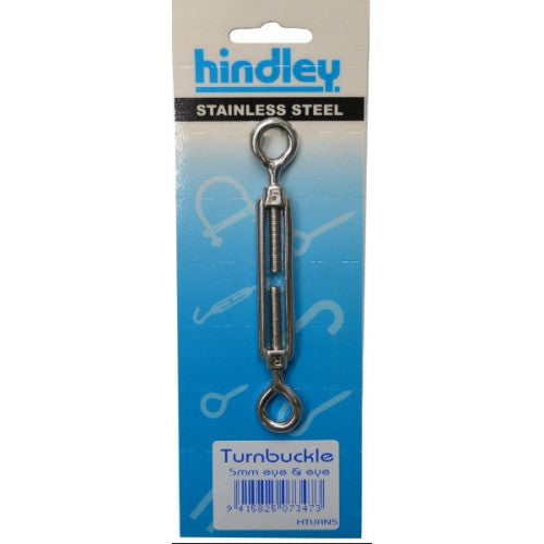 Stainless Body Turnbuckle 5mm Hindley E&E