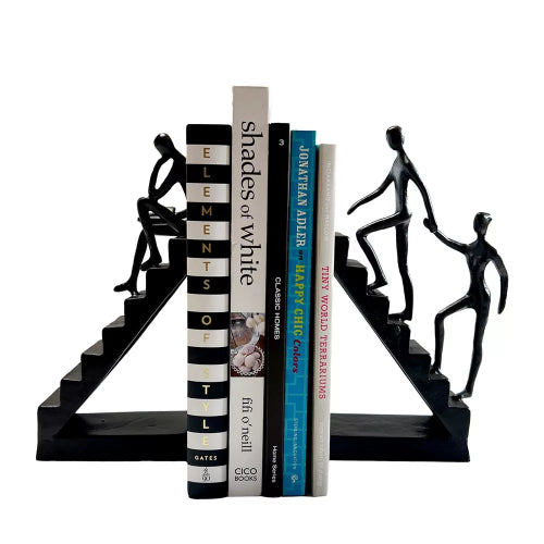Cast Iron - Stairs Bookend Mixed Pair
