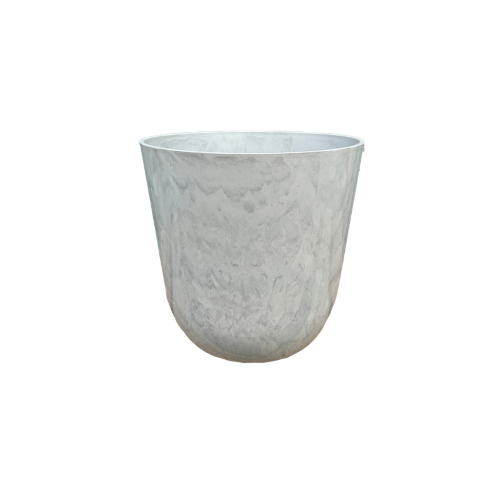 Pot - Palermo XX-Large 28 x 30cm Marble White (Set of 2)